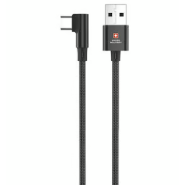 Swiss Military USB To Type-C Cable AC60 2Meter Black