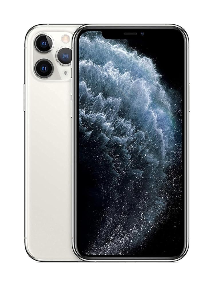 Apple iPhone 11 Pro with FaceTime (64GB) - Silver (Renewed)