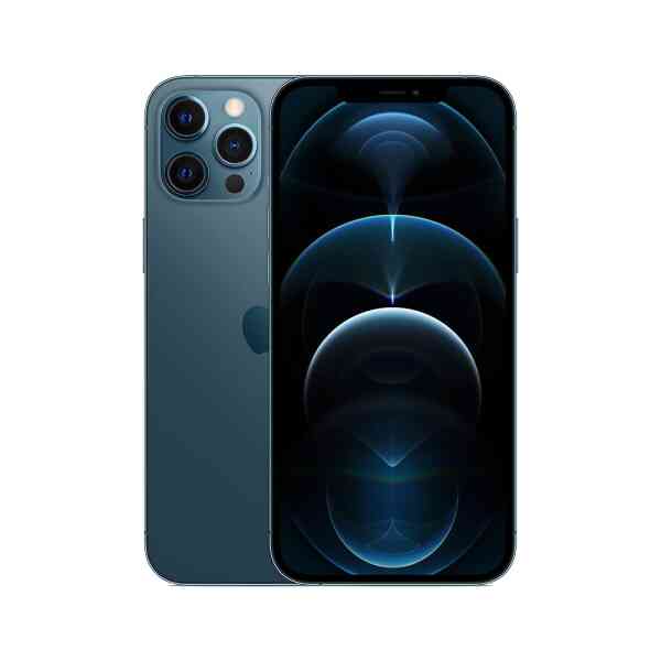 Apple iPhone 12 Pro Max (128GB) - Pacific Blue (Renewed)