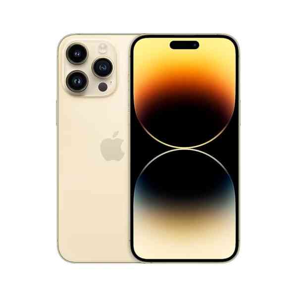 Apple iPhone 14 Pro (256 GB) - Gold (Renewed)