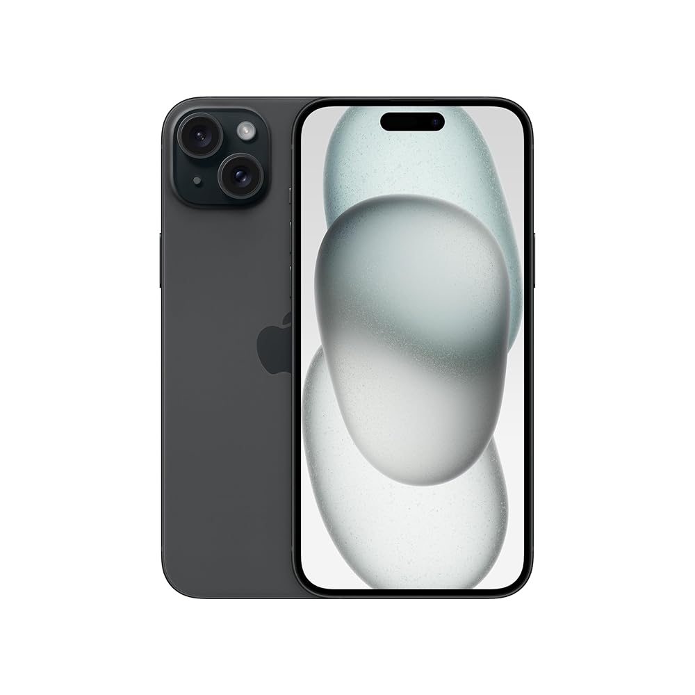 Apple iPhone 15 Plus (128 GB) - Black (Renewed)