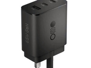 CMF by Nothing Power 65W GaN 3 Port Mobile Charger Adapter, Compatible Devices with USB-A & Type-C, Dark Grey