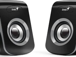 Genius SPEAKER SP-Q180, 2.0 Multimedia Loud Stereo USB Speakers, Gray