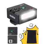 Godox Flash Godox iM30 Mini Flash - Camera Flash GN 15, 7 Power Levels, IM 30 Mini Manual Flash for Canon/Sony zv1/Sony zve10 /Ricoh gr3/Nikon/Fuji f1-230 Full-Power...