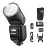 Godox V1 TTL Flash Round Head for Canon, Black