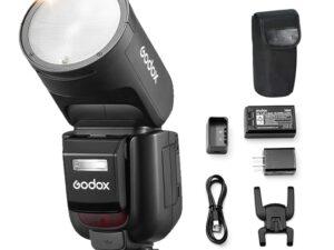 Godox V1 TTL Flash Round Head for Canon, Black