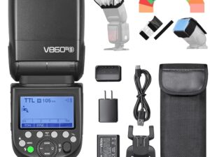 Godox V860III-S Camera Flash Light Wireless TTL Speedlite Modeling Light Transmitter/Receiver Manual/Auto Flash GN60 1/8000s HSS Built-in 2.4G Wireless X System Replacement for...