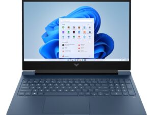 HP Victus 16 Gaming Laptop, FHD Display, AMD Ryzen 7-7840H, 16 GB RAM, 512 GB SSD, 6 GB NVIDIA GeForce RTX 4050, Windows 11 Home, Blue, 16-S0008NE