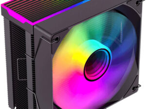 KGaming Sigma 550 Infinity CPU Cooler, 120nmm Fan Size, 5x 6mm Heat pipes, 44 Aluminum Fins, 1800 RPM Fan Speed, 58.96 CFM Airflow, Hydraulic Bearing