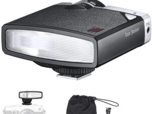 NALACAL Retro Camera Flash, 6000K±200K On-Camera Flash, 7 Levels Flash Power Retro Camera Speedlite, Support Auto & Manual Modes, Compatible with Canon Nikon Sony Fuji Olympus...
