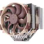 Noctua NH-D15 G2 HBC CPU Coolers, 2x NF-A14x25r G2 PWM Fans, 8 Heatpipes, 1500 RPM Fan Speed, 91.58 CFM Airflow, Copper Pipes, Aluminum Fins, Soldered