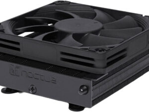 Noctua NH-L9a-AM5 CH.BK CPU Cooler, NF-A9x14 HS-PWM Fan, 2500 RPM Fan Speed, 33.84 CFM Fan Airflow, SecuFirm2 AM5 mounting Kit, Copper Base Fins, Alum