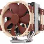 Noctua NH-U14S TR5-SP6 Premium Quality 140mm CPU Cooler, AMD sTR5 & SP6 Socket, 6 Heatpipes, 1500 RPM Fan Speed, 140.2 m /h ( 82.52 CFM ) Airflow, Bro