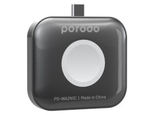 Porodo 2 in 1 Apple Watch and Airpod Charger with Type-C Connector, Grey, PD-WA2N1C-GY