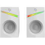 Porodo Gaming Stereo Speakers Wired 1.1m Cable, RGB Lighting, Broad Compatibility, USB Plug & Play, 6W Audio Output, 3.5mm & USB Interface, Volume Con