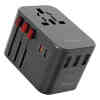 Promate Smart Charging Surge Protected Universal Travel Adapter TripMate-36W