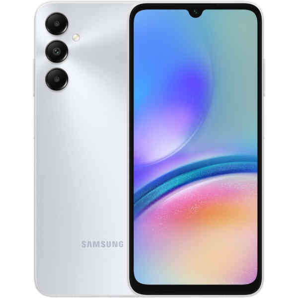 Samsung Galaxy A05s Dual SIM 4G Smartphone, 6 GB RAM, 128 GB Storage, Silver, SM-A057FZSHMEA