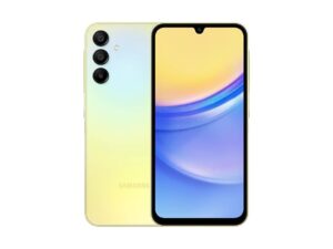 Samsung Galaxy A15 5G, Android Smartphone, Dual SIM Mobile Phone, 4GB RAM, 128GB Storage, Yellow (UAE Version)
