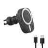 Trands Car Magnetic Wireless Charger, Black, TR-WC4653