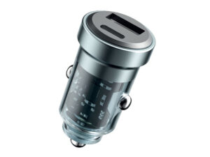 Trands Glassy Dual Ports Car Charger CC177