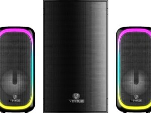 Vertux SonicThunder-50 50W Surround Sound, Frequency Range 50Hz-20KHZ, Speaker Output 30W+10W*2, Gaming Speaker - Black | VE.SONICTHUN50-UK.NC