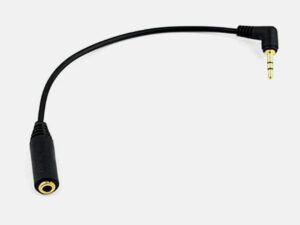 2.5mm Male to 3.5mm(1/8 inch) Female Audio Jack Adapter Cable