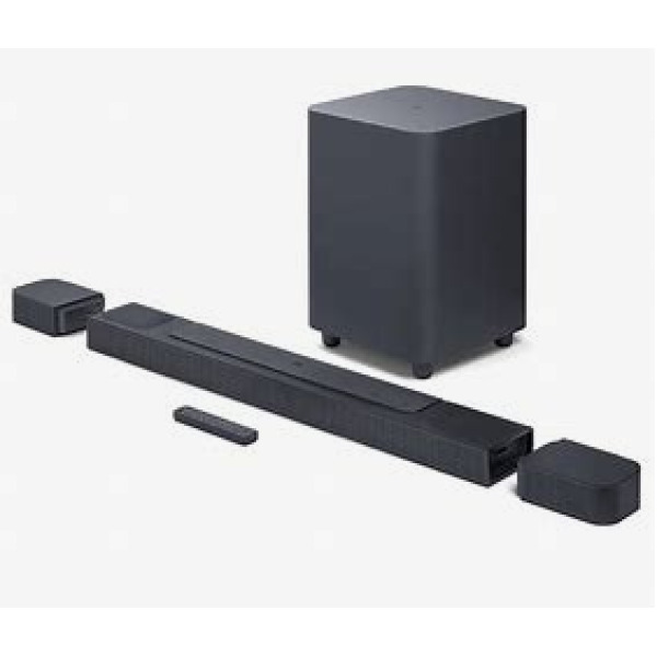 JBL 720 W 5.1.2-Channel Soundbar With Detachable Surround Speakers with Dolby Atmos, Black, BAR800
