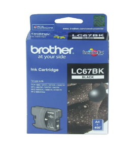 Brother LC67BK Black Original Ink Cartridge, LC-67BK