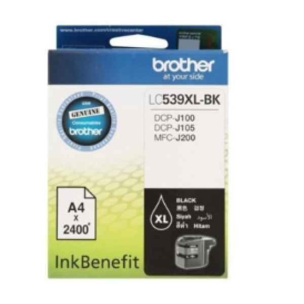 Brother LC539XL Black Original Ink Cartridge, LC539XL-BK