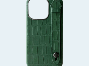 AA Cases Crocodile with Strap Case For iPhone 15 Pro 6.1 - Green