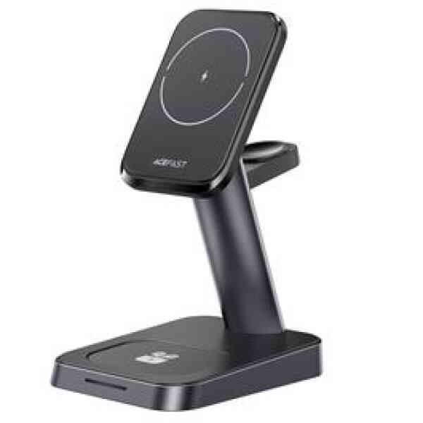 Acefast Mobile Holder E3 Desktop 3In1 Wireless Charging Stand Black
