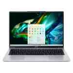 Acer Aspire Lite Notebook, 14 WUXGA IPS Display, Intel Core i3-N300 Processor, 8 GB RAM, 512 GB SSD, Windows 11, Silver, NXKS9EM006