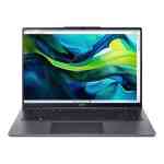 Acer Aspire Lite Notebook, 16 WUXGA IPS Display, Intel Core i5-1235U Processor, 8 GB RAM, 512 GB SSD, Windows 11, Silver, NXKWZEM002