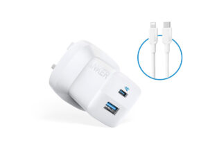 Anker 323 Charger 33W with Type-C to Lightning Charging Cable B2331K21 White