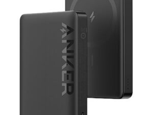 Anker 334 Maggo Wireless Power Bank, 10000 mAh, Black, A1642H11