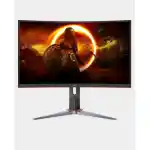 AOC Curved 27 Inch Gaming Monitor / VA Panel / 1920 × 1080 FHD / Dual HDMI and DisplayPort / 250Hz Refresh Rate / HDR10 Adaptive Sync / 0.5ms Response Time / Flicker Free /...