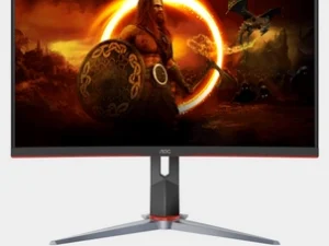 AOC Curved 27 Inch Gaming Monitor / VA Panel / 1920 × 1080 FHD / Dual HDMI and DisplayPort / 250Hz Refresh Rate / HDR10 Adaptive Sync / 0.5ms Response Time / Flicker Free /...