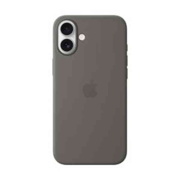 Apple iPhone 16 Plus Silicone Case With Magsafe Stone Grey