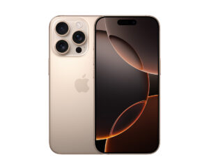 Apple iPhone 16 Pro 5G Smartphone, 128 GB Storage, Desert Titanium