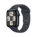 Apple Watch SE GPS, 40 mm Midnight Aluminium Case with Midnight Sport Band - S/M, MXE73QA/A