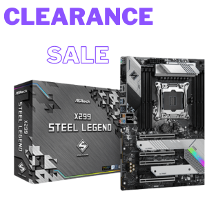 ASROCK X299 STEEL LEGEND INTEL MOTHERBOARD