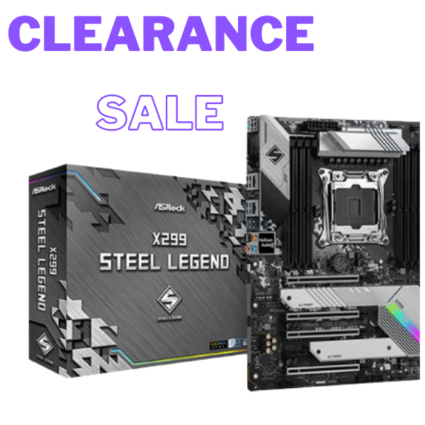 ASROCK X299 STEEL LEGEND INTEL MOTHERBOARD