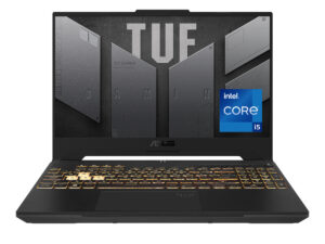 Asus TUF Gaming F15 Laptop, 15.6 FHD Display, 12th Gen Intel Core i5-12500H Processor, 16 GB RAM, 512 SSD, NVIDIA GeForce RTX 3050, Windows 11 Home, Mecha Gray, FX507ZC4-HN083W