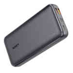 AUKEY PB-N74 Portable Charger 20000mAh Large Capacity with 3 Outputs & 3 Inputs Black