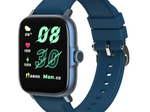 Aukey SmartWatch Fitness Tracker with 10Sport Modes Tracking & Customise WatchFaces with Phone Calls Blue(SW-1P-BL)