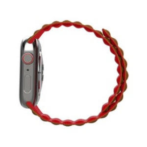 Baykron Strap Silicone Magnetic Apple Watch 38/40/41 mm Red/Brown