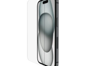 Belkin UltraGlass 2 Treated Screen Protector for iPhone 15, OVA131ZZ