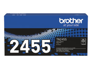 Brother Genuine High Yield Ink Printer Toner Cartridge, Black, TN-2455