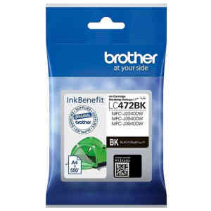 Brother Standard Yield Innobella Ink Cartridge, Black, BG-LC472BK