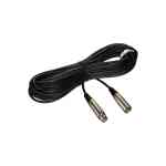 C50J 50-Foot Hi-Flex Chrome XLR Cable Connectors Black